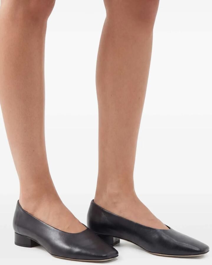Aeyde Delia leren pumps Zwart - Foto 2