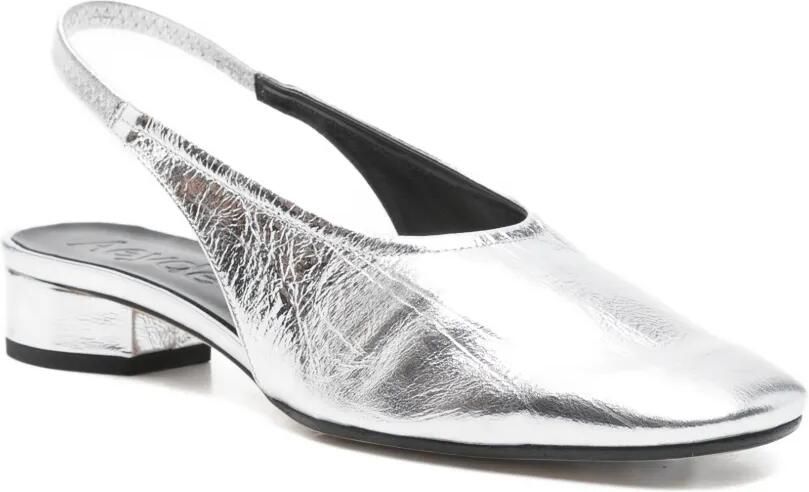 Aeyde Dua slingback pumps Zilver - Foto 2