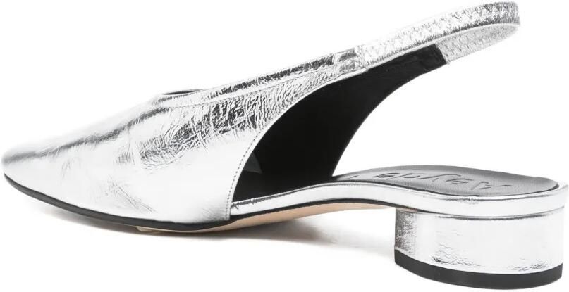 Aeyde Dua slingback pumps Zilver - Foto 3