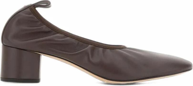 Aeyde Gemma leren pumps Bruin