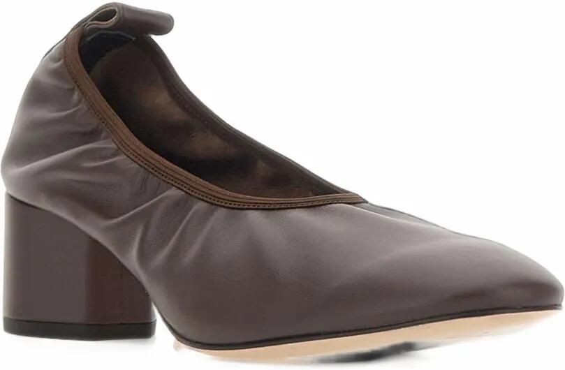 Aeyde Gemma leren pumps Bruin - Foto 3