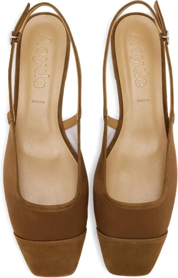 Aeyde Geraldine slingback ballerina's Bruin