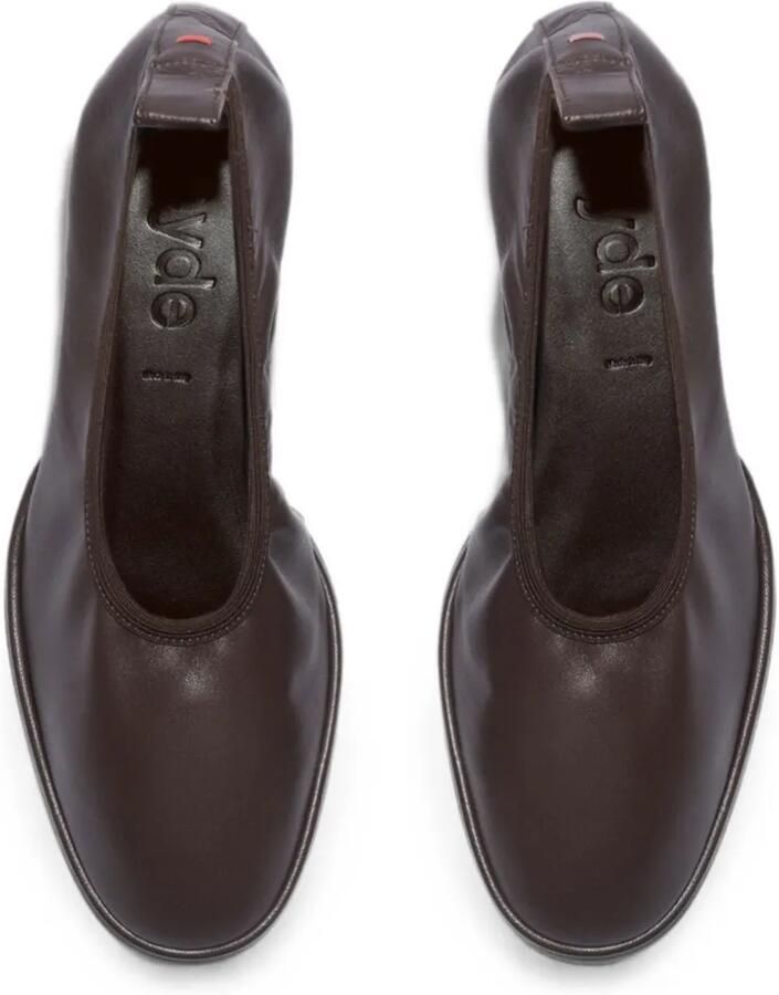 Aeyde Giulia leren pumps Bruin - Foto 4