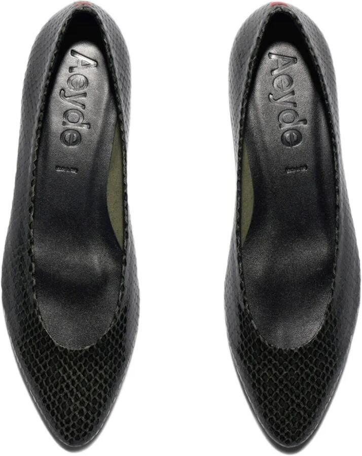 Aeyde Helia leren pumps Groen - Foto 4