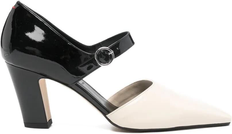 Aeyde Isidora tweekleurige Mary-Jane pumps Zwart