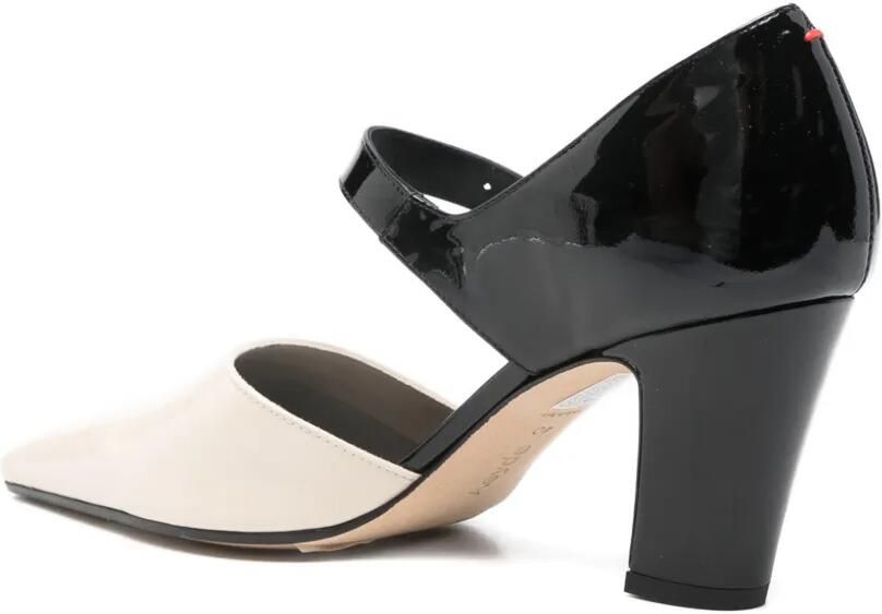 Aeyde Isidora tweekleurige Mary-Jane pumps Zwart - Foto 3