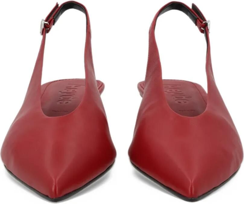 Aeyde kitten heeled pointed sandals Rood - Foto 2