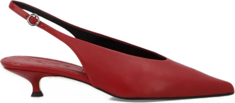 Aeyde kitten heeled pointed sandals Rood - Foto 3