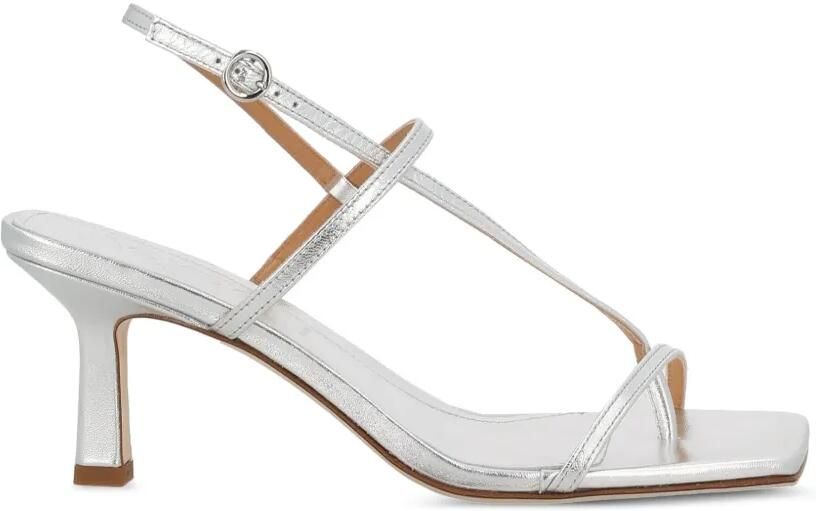 Aeyde Leren sandalen Zilver
