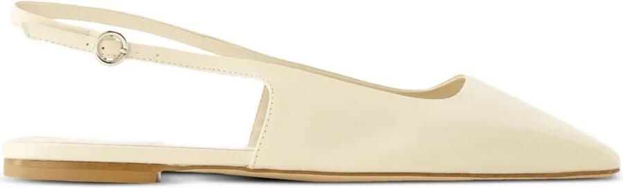 Aeyde Liya leren slingback ballerina's Wit