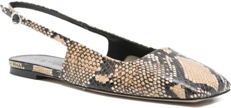 Aeyde Liya pumps met print Beige - Foto 2