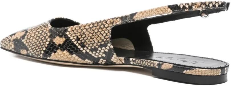 Aeyde Liya pumps met print Beige - Foto 3