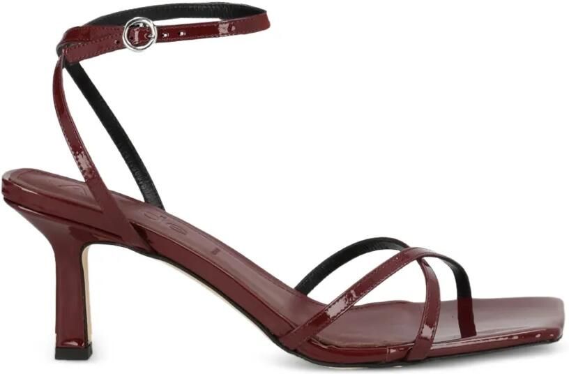 Aeyde Maveve leren sandalen met bandjes Rood