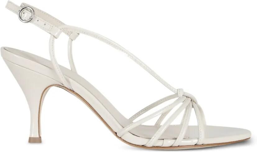 Aeyde Pumps met geknoopt bandje Wit