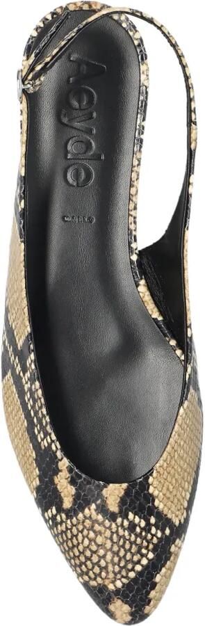 Aeyde Pumps met slangenprint Beige - Foto 2