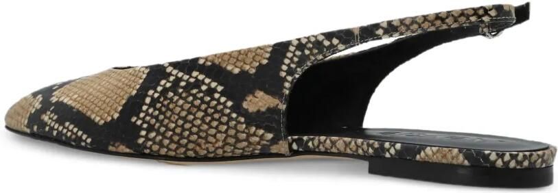 Aeyde Pumps met slangenprint Beige - Foto 3