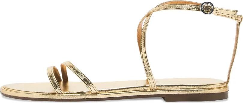 Aeyde Rabea platte sandalen Goud