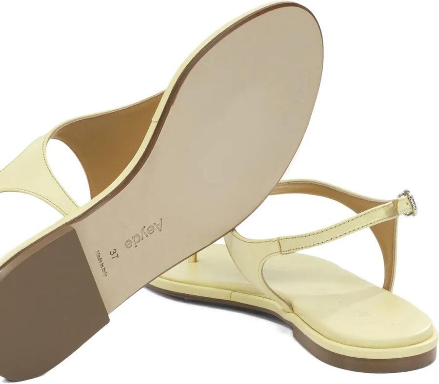 Aeyde Raine sandalen met gespsluiting Geel - Foto 2