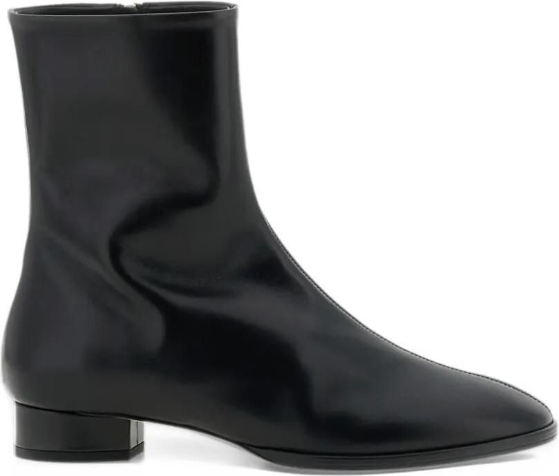Aeyde Roisin leather ankle boots Zwart