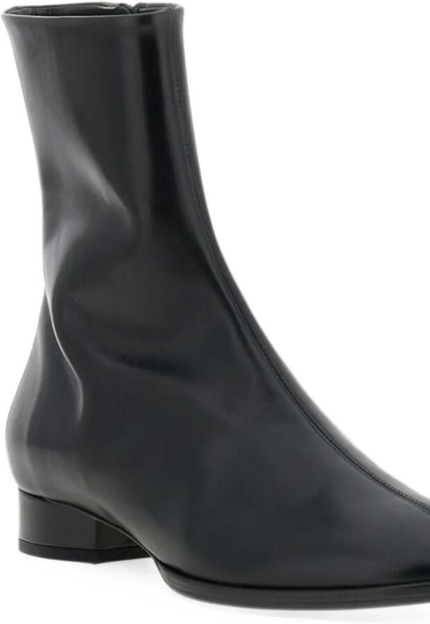 Aeyde Roisin leather ankle boots Zwart - Foto 2