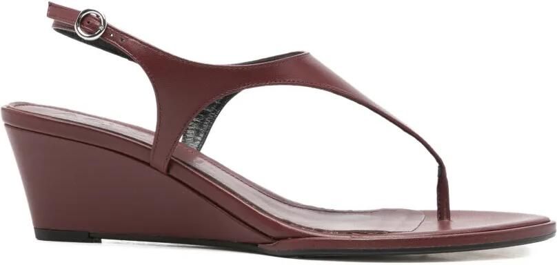 Aeyde Roose sandalen met sleehak Rood