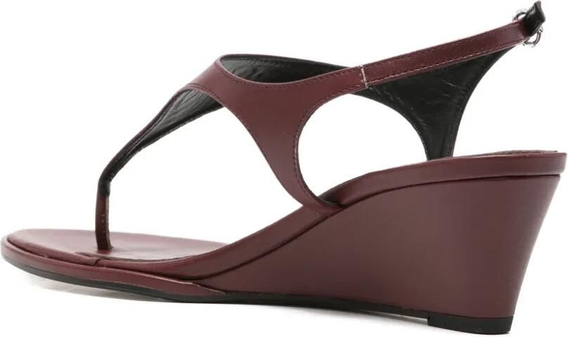 Aeyde Roose sandalen met sleehak Rood - Foto 3