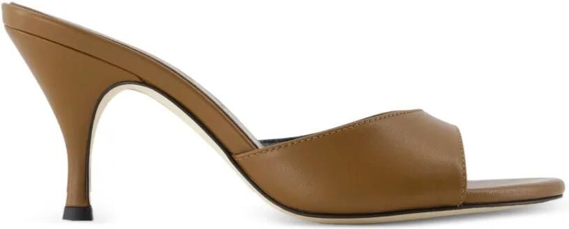 Aeyde Samia sandalen met hak Beige