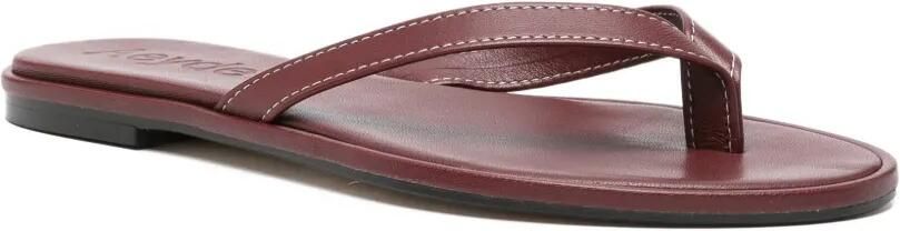 Aeyde Sandalen met contrasterende stiksels Rood - Foto 4