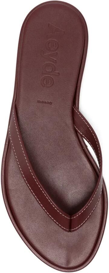 Aeyde Sandalen met contrasterende stiksels Rood - Foto 2