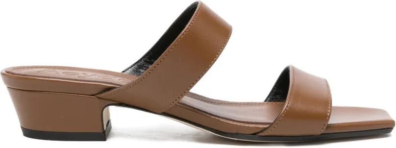Aeyde Sandalen met vierkante neus Bruin