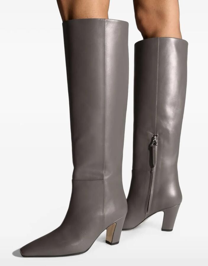 Aeyde Silva knee-high boots Grijs - Foto 2