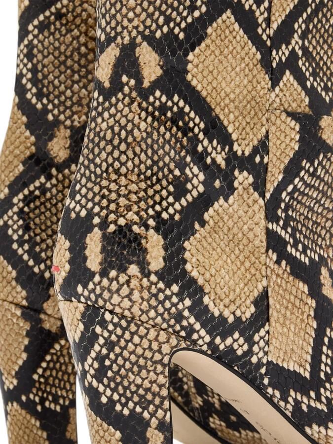Aeyde Silva laarzen met slangen-print Beige - Foto 2