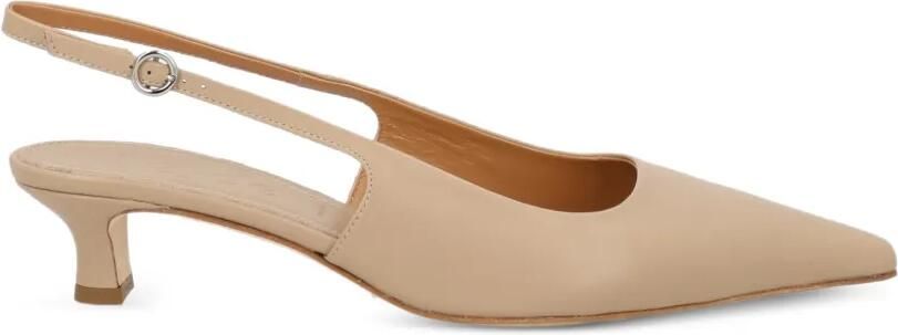 Aeyde Slingback pumps met hak Beige