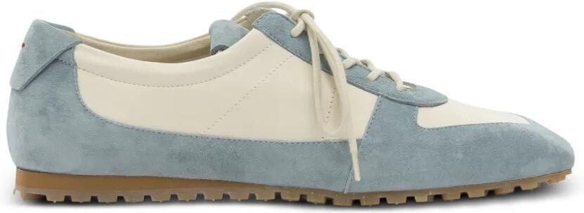 Aeyde Uma sneakers met suède vlakken Blauw