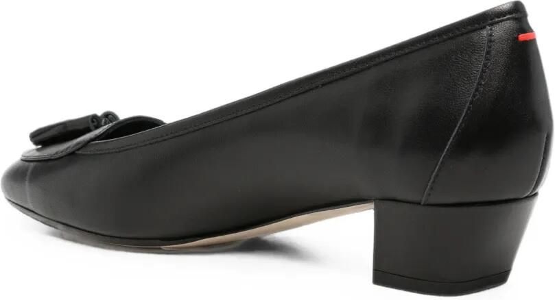 Aeyde Valentine leren pumps met kwastje Zwart - Foto 3