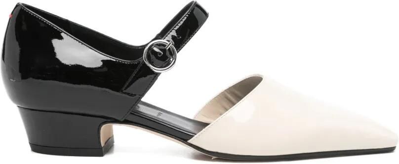 Aeyde Yara leren pumps Zwart