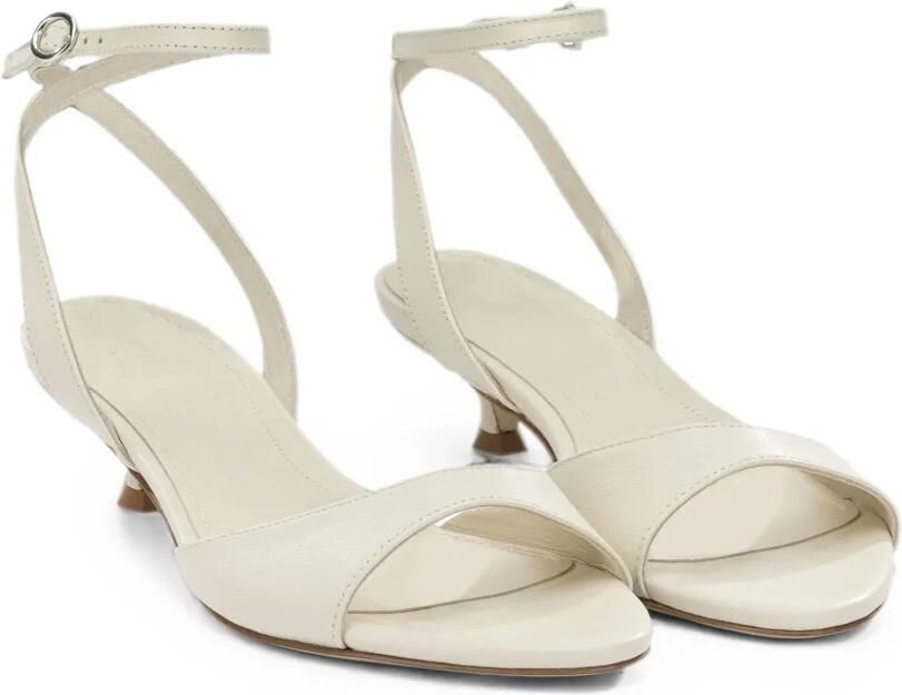 Aeyde Zelia leren sandalen met gespsluiting Beige - Foto 3
