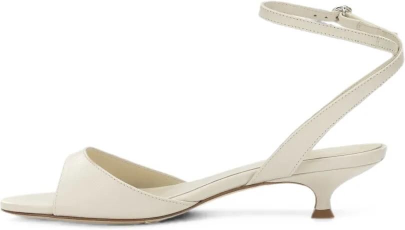 Aeyde Zelia leren sandalen met gespsluiting Beige - Foto 5