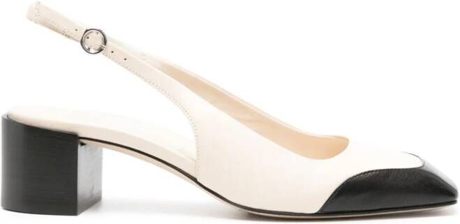 Aeyde Augusta leren pumps Beige