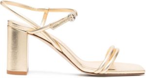 Aeyde Helene sandalen met enkelbandje Goud