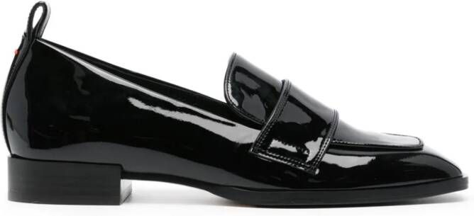 Aeyde Julie 30 mm lakleren loafers Zwart