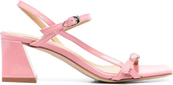 Aeyde Lakleren sandalen Roze