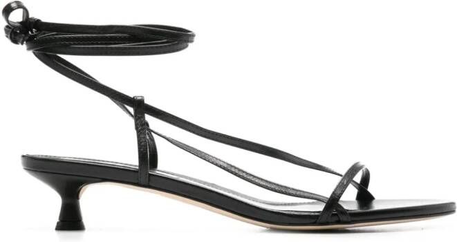 Aeyde Paige 45mm sandals Zwart