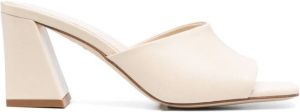 Aeyde Sandi leren muiltjes Beige