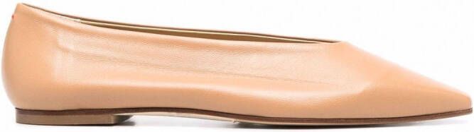Aeyde Slip-on ballerina's Beige