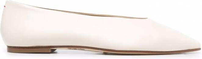 Aeyde Slip-on ballerina's Beige