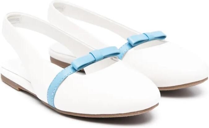 Age of Innocence Carlota ballerina's met strik Wit