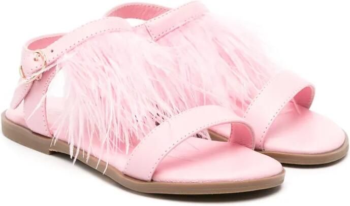 Age of Innocence Elle leren sandalen Roze
