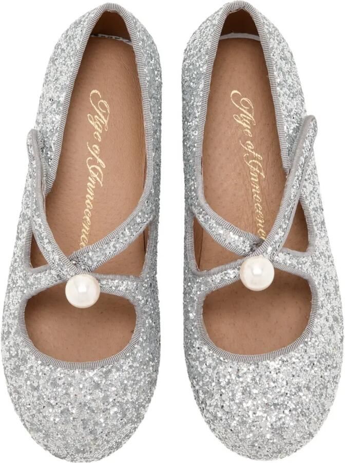 Age of Innocence Kristen ballerina's met glitter-effect Zilver - Foto 2