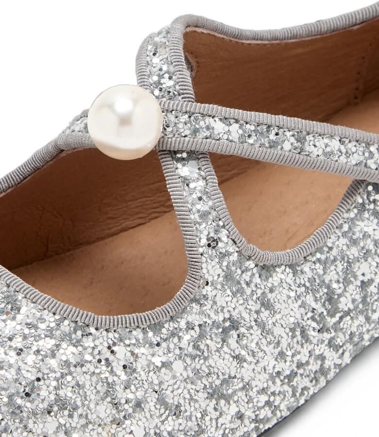 Age of Innocence Kristen ballerina's met glitter-effect Zilver - Foto 3